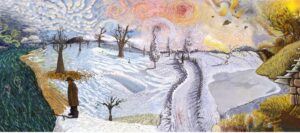 vincent van gogh winter landscape