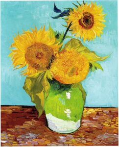 Vincent Van Gogh Three Sunflowers F453 1 1888