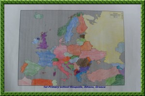 map of Europe 1st step