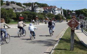 bikes on Mackinac