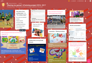 sharing my games eTwinning project