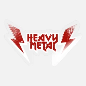 heavy metal sticker