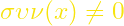 \sigma\upsilon\nu(x)\ne 0