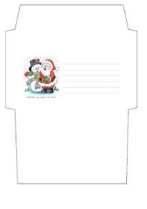 christmas envelope template