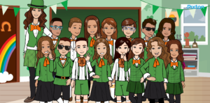 pixton class photo τπε στ2 2ο st. patricks day