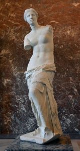 Front views of the Venus de Milo 1