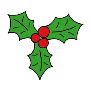 cartoon mistletoe hand drawn doodle icon 103469981