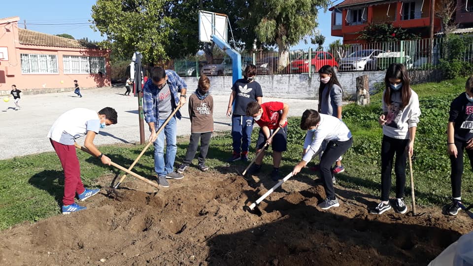 Ξεκινήσαμε το φύτεμα του λαχανόκηπου μας