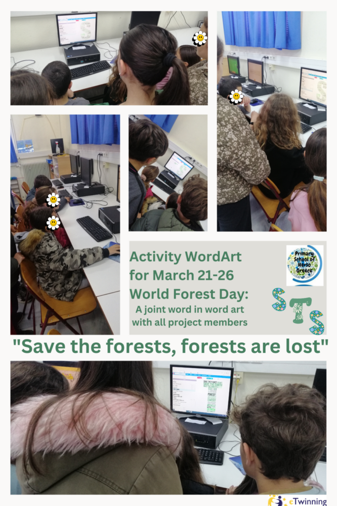 Activity WordArt for March World Forest Day