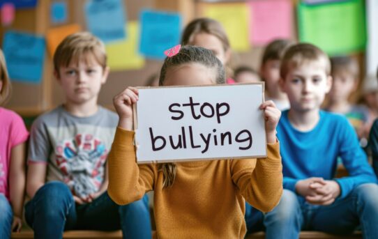 bullying happening school children