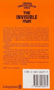 Ξ94 The invisible man H G Wells απόδ Gregory T S 1991 15η Longman 9780582536975–0582536979 mine οπσθφ