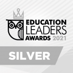 education awards stickers 2021 SILVER