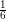 \frac{1}{6}