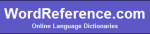 WORD REFERENCE DICTIONARY