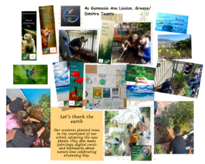 Presentation of Activities Giving 4o Gymnasio Ano Liosion Greece 6