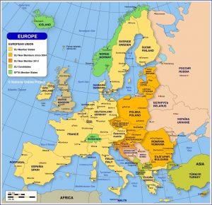 countries europe map L