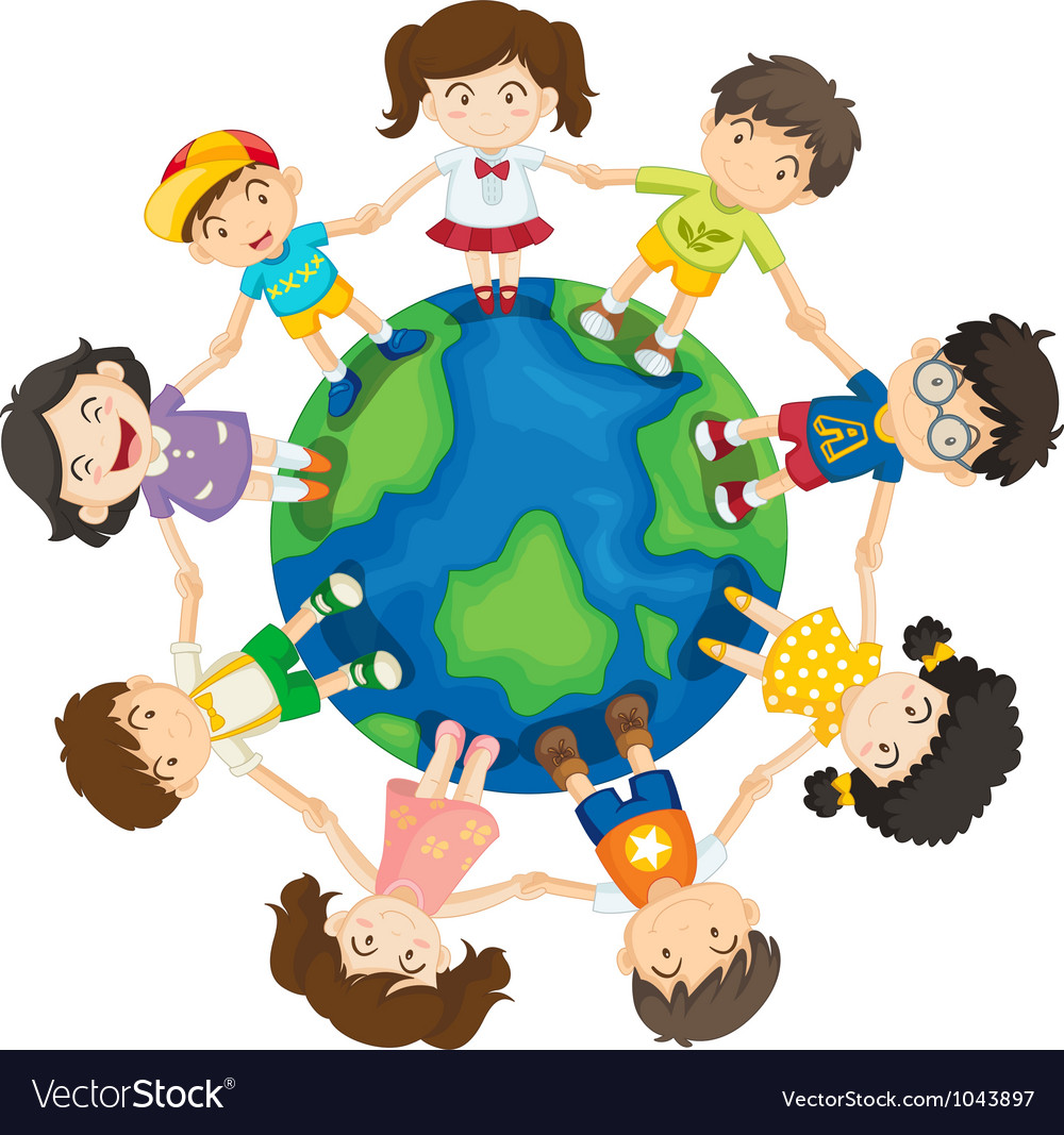 kids around the world vector 1043897