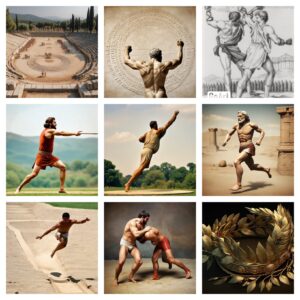 Collaz representation Ancient Sports