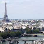 Seine and Eiffel Tower from Tour Saint Jacques 2013 08