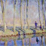 Jean-Pierre Hoschedé and Michel Monet on the Banks of the Epte, περ. 1887-90