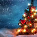 christmas tree lights best hd desktop wallpapers for background full free 0