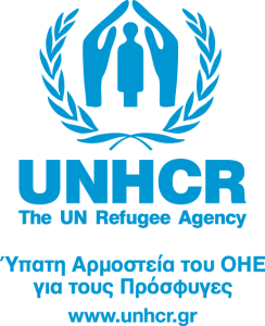 Logo_UNHCR Visibility logo_GREEK_CMYK light