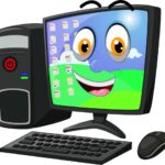 pc cartoon smiling Small