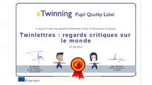 label eleve Twinlettres