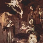 Caravaggio, 1609, The Nativity with Sts Francis and Lawrence