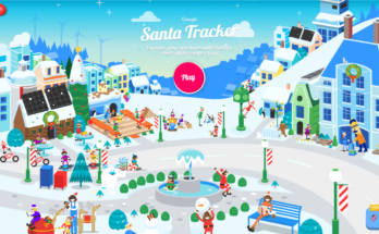 Google Santa Tracker Homepage 2022