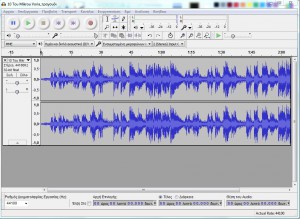 Εικόνα από το Audacity