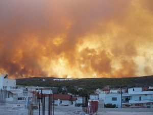 Η καταστροφική πυρκαγιά 25 Αυγούστου 2007
