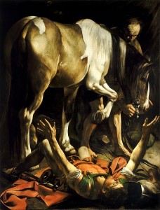 Caravaggio Η μεταστροφή του Αγίου Παύλου (1601)