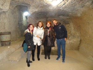 To the Tunnels of Orte with the Spanish delegation