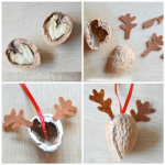 Walnut Crafts Reindeer Ornament