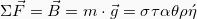 \[\Sigma \vec{F} = \vec{B} = m \cdot \vec{g} =\sigma\tau\alpha\theta\rho\acute{\eta}\]