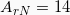 {A_r}_N = 14