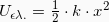 U_{\epsilon \lambda .} = \frac{1}{2} \cdot k \cdot x^2