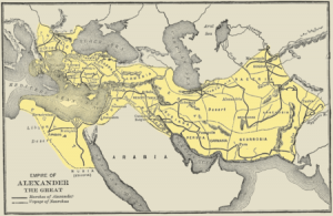 Map alexander empire