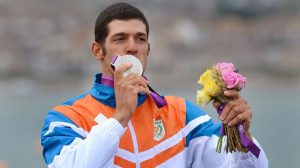 Pavlos Kontides cherishes his silver medal 1