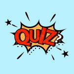 quiz comic style brainy game vector design 154072110