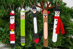 Christmas Craft Stick Ornaments 1