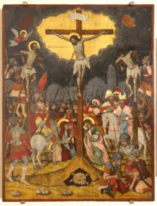 Crucifixion by I.Moskos 1711