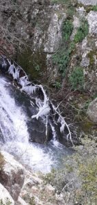 frozen waterfall