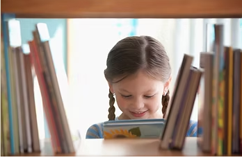 Smiling Girl with Book