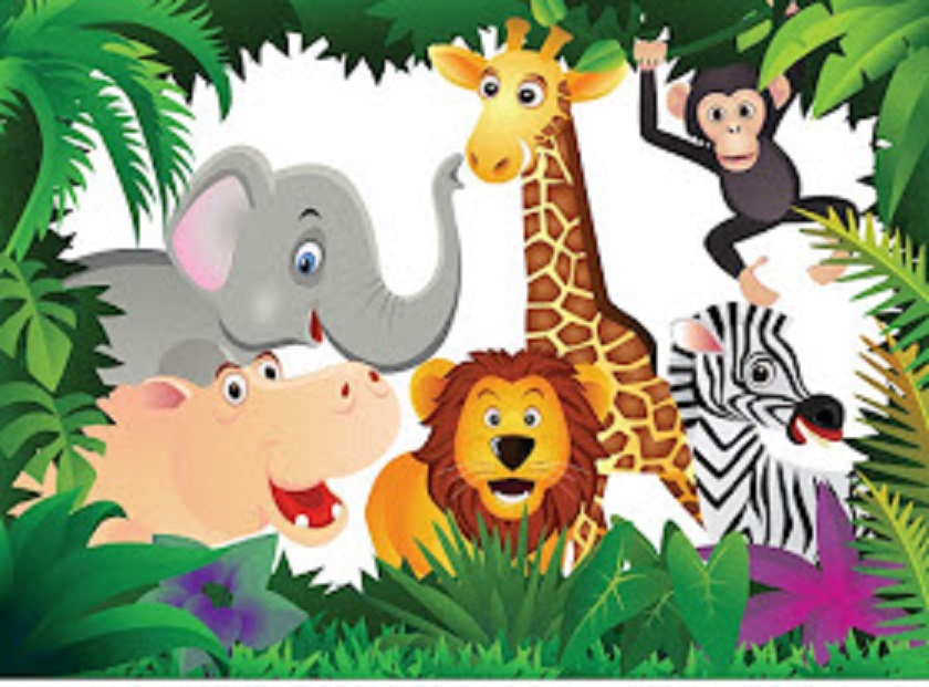 safari animal cartoon vector 581116