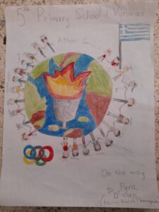 Olympic torch poster