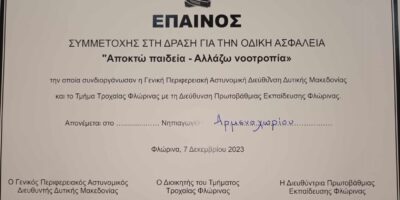 Έπαινος Συμμετοχής