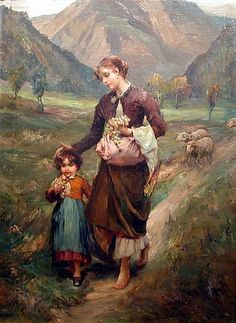 d1875c9f0bd464fb54f03133a4c4fe96 child art antique art