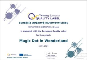 Ευρωπαικη ετικετα Magic Dot